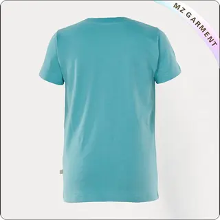 Aqua Cat Printed Tee