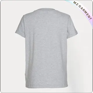 Grey Marl Monster Printed Tee