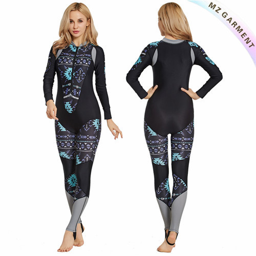 Ladies Wetsuit, Made of Nylon & Spandex, Sun Protective Rate UPF 50+