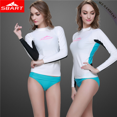 Women Long Sleeve Rash Vest
