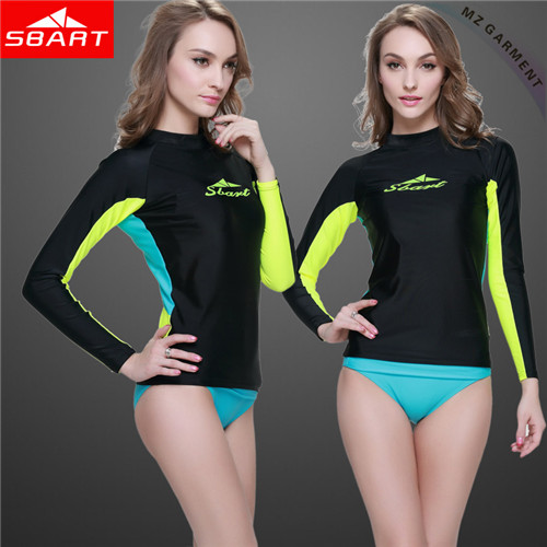 Women Long Sleeve Rash Vest