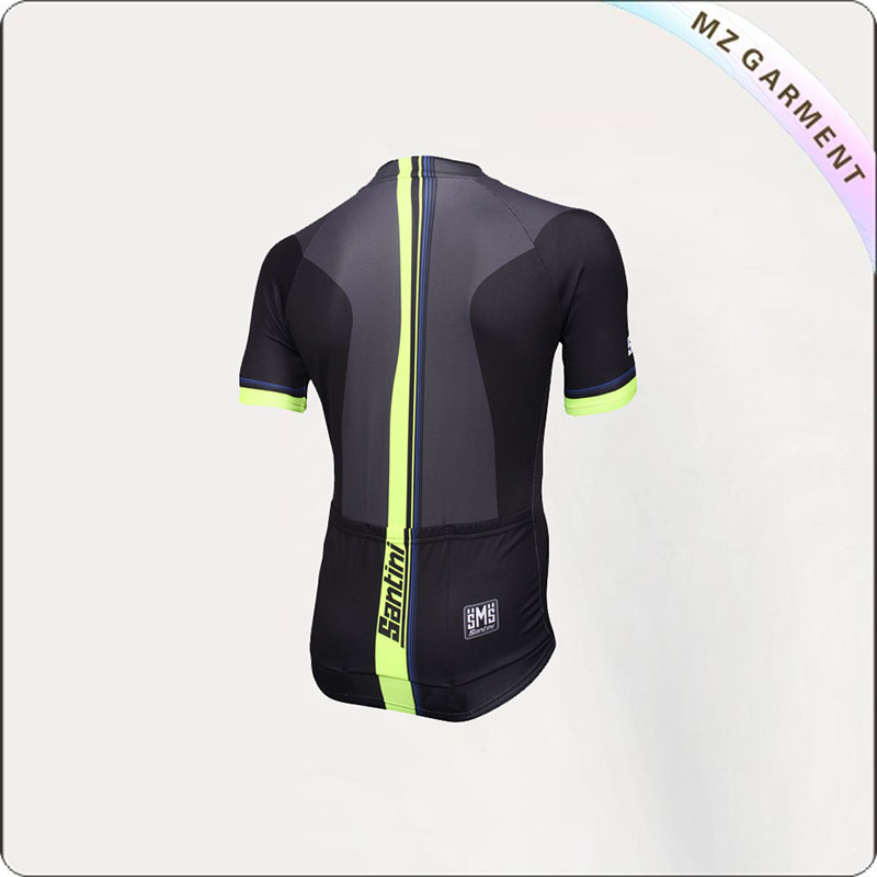 Black & Yellow Active Short Sleeve Jersey