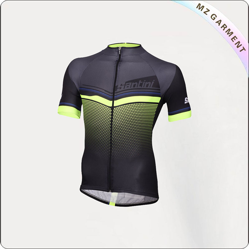 Black & Yellow Active Short Sleeve Jersey