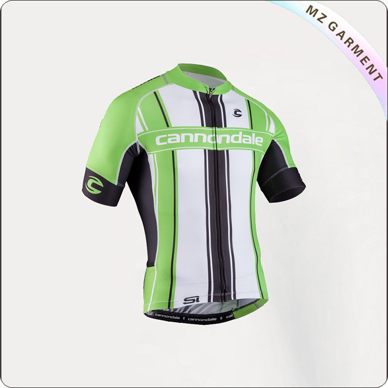 Green & White Short Sleeve Jersey