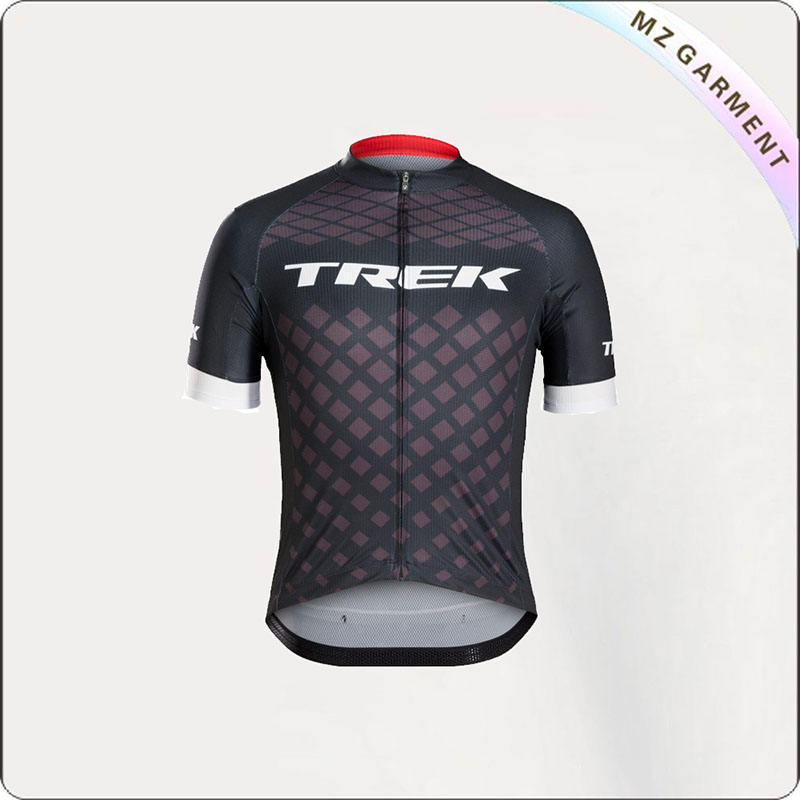 Male Black Short Sleeve Cycling Wear