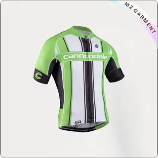 Green & White Short Sleeve Jersey