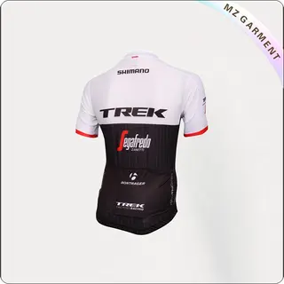 Black & White Short Sleeve Jersey Cycling Wear