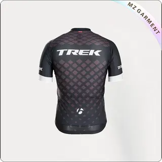 Male Black Short Sleeve Cycling Wear