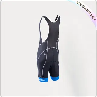 Men's Black & Blue Jersey Shorts Cycling Wear