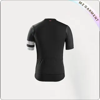 Black & White Short Sleeve Cycling Wear