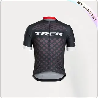 Male Black Short Sleeve Cycling Wear