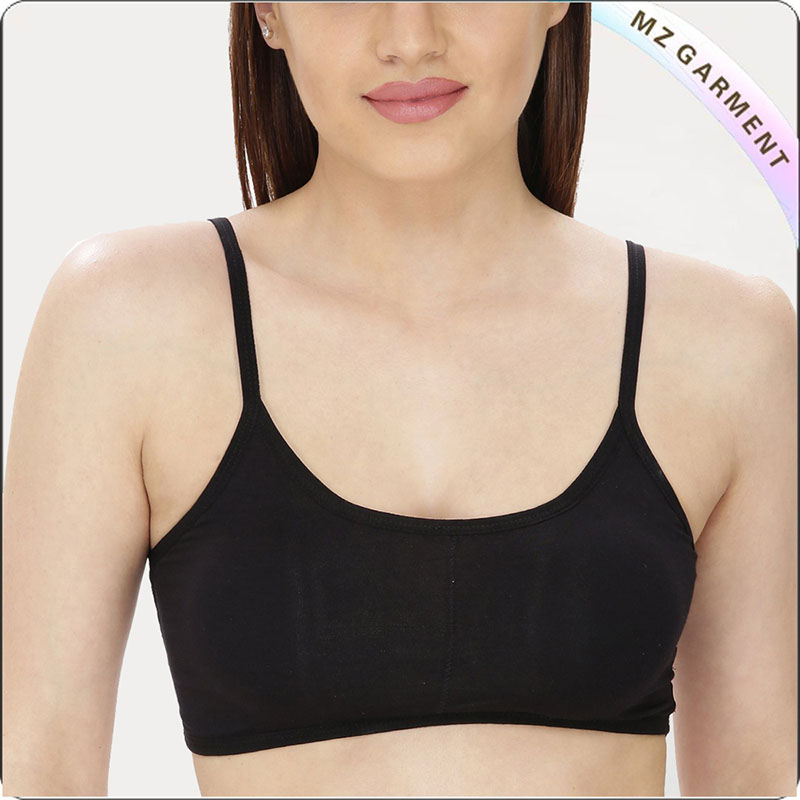 Black Padded Exercise Bra