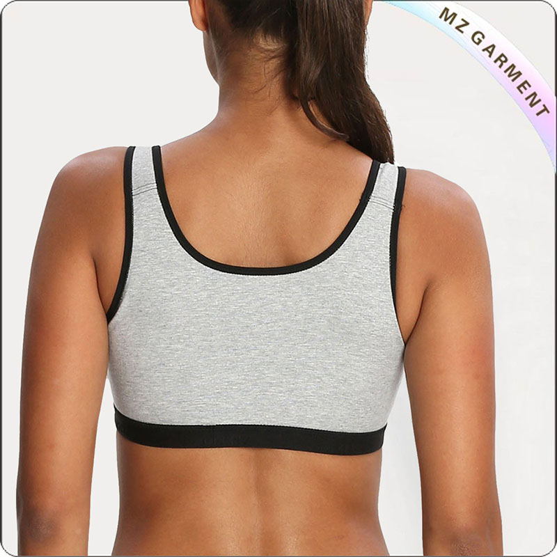 Creamy Slip On Exercise Bra