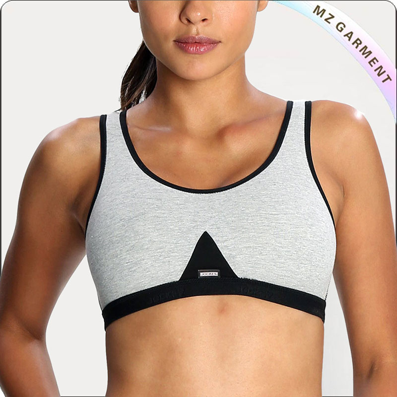 Creamy Slip On Exercise Bra