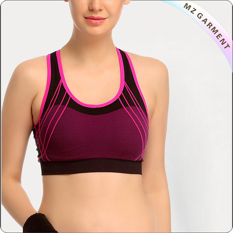 Pink Comfy Padded Exercise Bra
