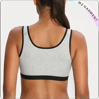 Creamy Slip On Exercise Bra