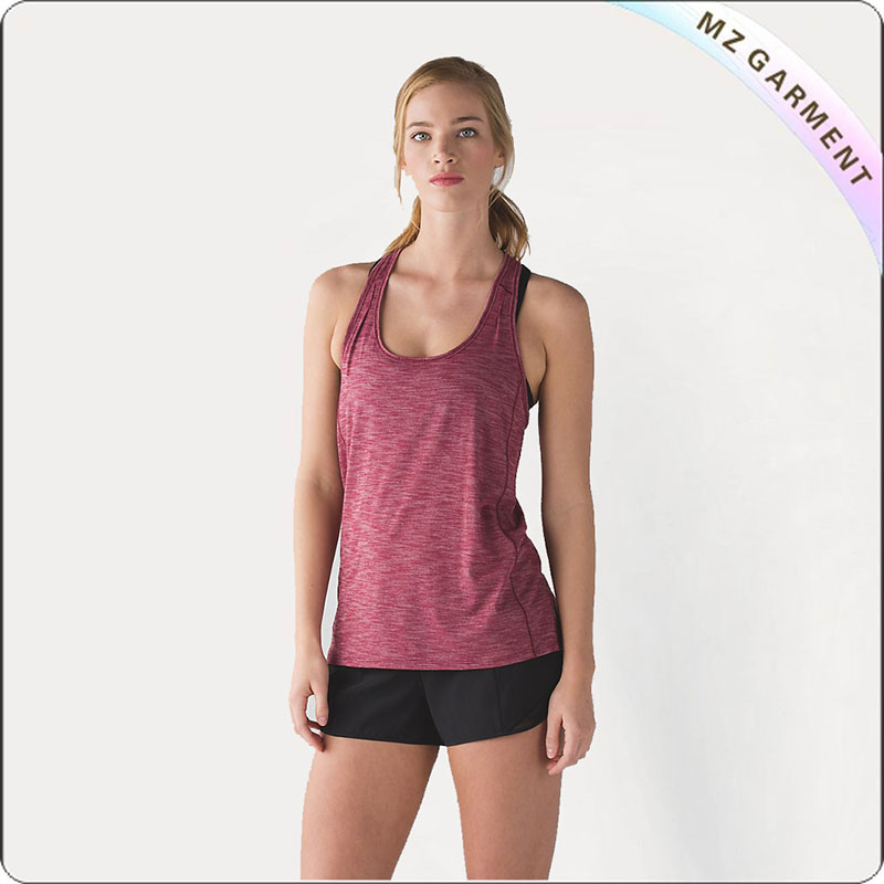 Dark Red Yoga Wear