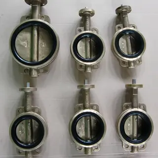 ГОСТ 25923 Поворотная заслонка пластинчатого типа из алюминиевой бронзы, DN 125 мм, DN 150 мм, 120 LB