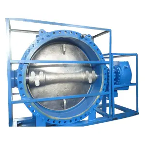 ГОСТ 12521-77 Клапан бабочка из ВЧШГ с  ЭПДФ седлом, DN 3600 мм, PN 10