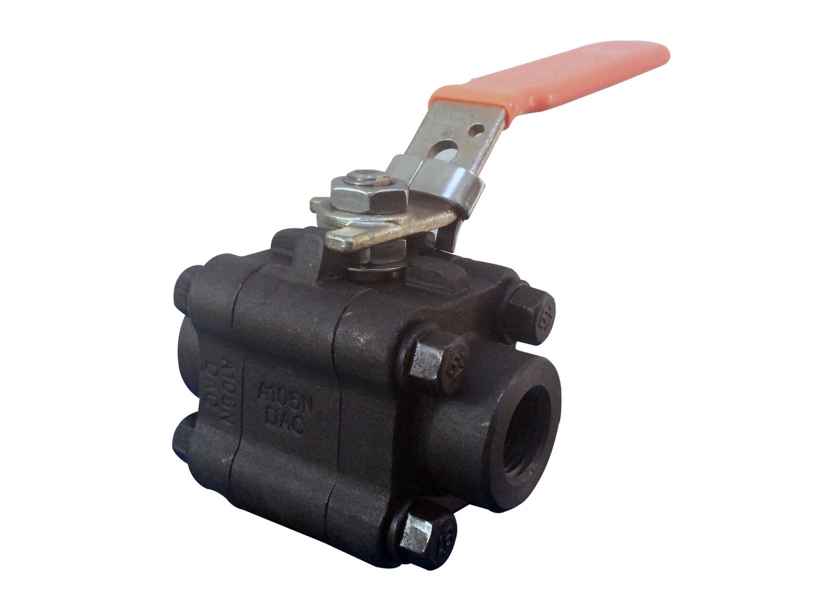 API 6D Three Pieces Ball Valve, A105N, 1 Inch, 1500LB