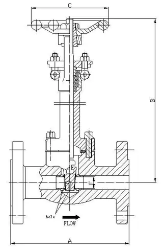 150LB-800LB Cryogenic Gate Valve, Full & Standard Port