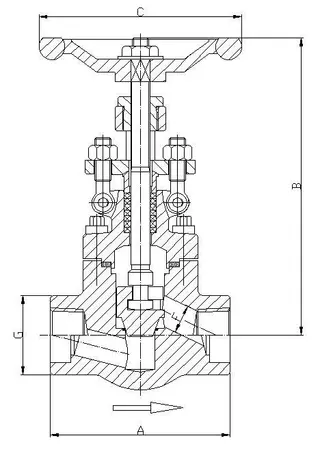900LB-1500LB Globe Valve, Bolted Bonnet, Full & Standard Port