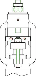 2500LB Integral Flanged Globe Valve, Bolted Bonnet