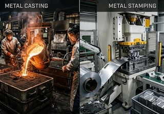 A Comparison between Metal Casting and Metal Stamping