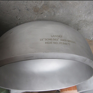 Seamless Pipe Caps, ASTM A403 WP316L, ANSI B16.9, DN450, SCH 0.562IN
