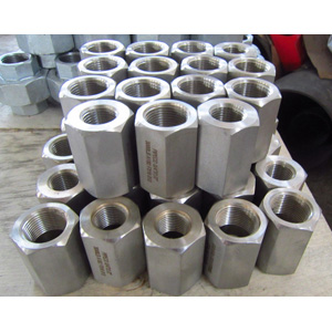 ASTM A182 F316 Hexagon Reducing Couplings, PN400, DN20 X DN15, FNPT