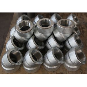 ANSI B16.11 45D Elbow, ASTM A105, DN50, PN400, NPT, Galvanized