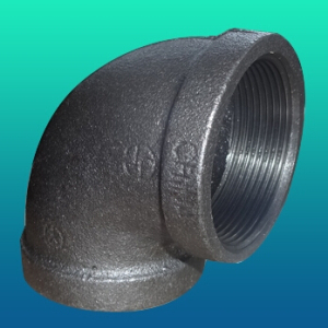 ASTM A197 Malleable Iron Elbows, Size DN40, Pressure PN20, FNPT Ends