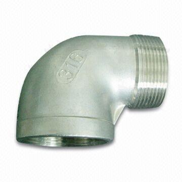 SS304/SS316 Threaded Pipe Elbow, ANSI, JIS, DIN, DN15 to DN100