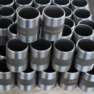 ASTM B36.10 Equal Forged Round Carbon Steel Pointing Hole Drilling Thread  Pipe NPT Bsp Pipe Nipple Male Thread Nipple - China Steel Pipe Threads  Connection, Steel Tube Piles