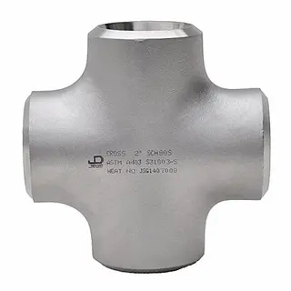 304, 304L Stainless Steel Equal Cross, ANSI B16.9 MSS SP43