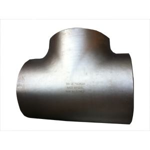 ANSI B16.9 Equal Tee, ASTM A403 WP304L, DN450, SCH 10S, BE