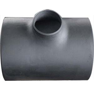 ASTM A234 WPB SMLS Reducing Tee, DN450 X DN200, WT 19.05mm X 10.31mm