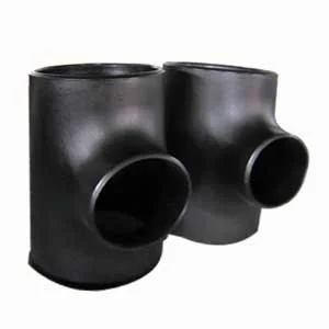 A234 WPB Pipe Tees, B16.9, DN300 * DN200, SCH 40, BW Ends