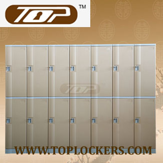 Double Tier ABS Plastic Cabinet, Strong Lockset for Security