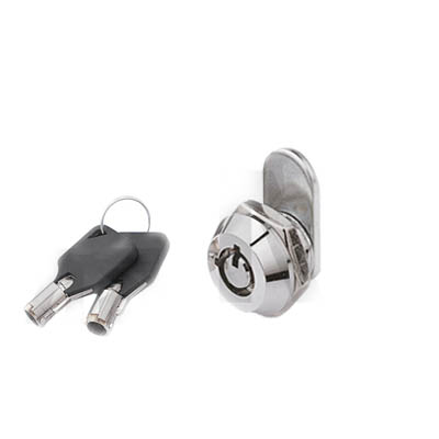 Miniature Tubular Cam Lock with Brass Housing & Barrel, Key 200