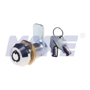 Zinc Alloy, Brass Small Box Cam Lock, Shiny Chrome, Nickel Plated
