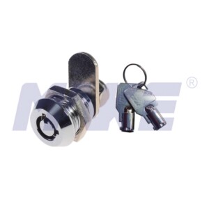 Small Pin Tumbler Cam Lock, Zinc Alloy, Brass, Key Combination 1000