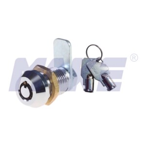 Zinc Alloy, Brass Small Box Cam Lock, Shiny Chrome, Nickel Plated
