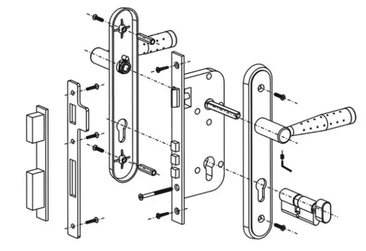 Five Parts of the Lock