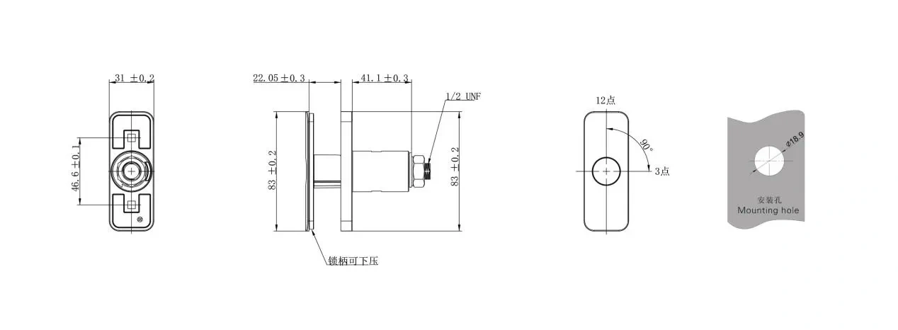 Arcade Vending Machine Lock Dimensions
