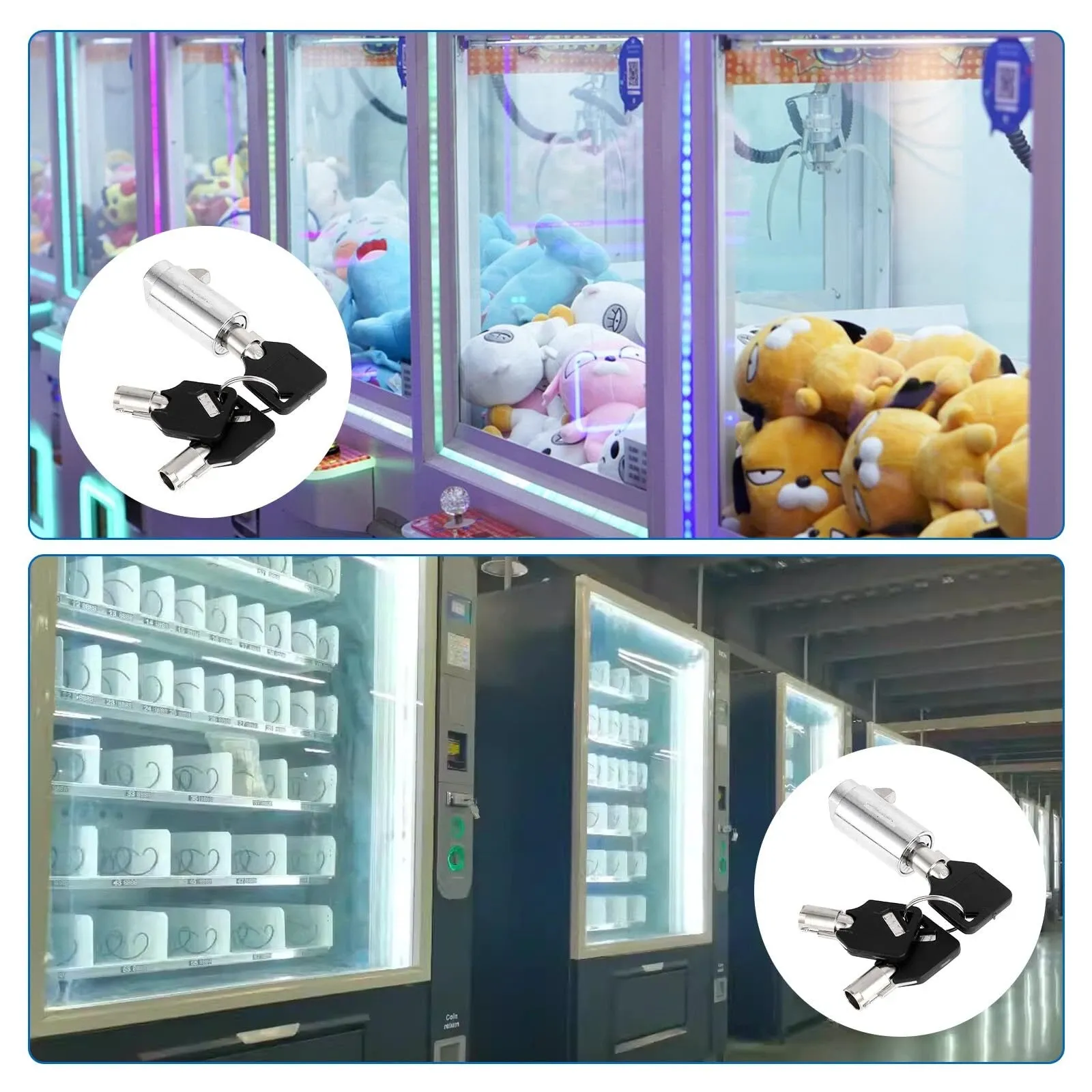 Tubular Vending Machine Locks