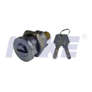Cylinder Lock for Vending Equipment, Zinc Alloy, Brass, Nickel Plated