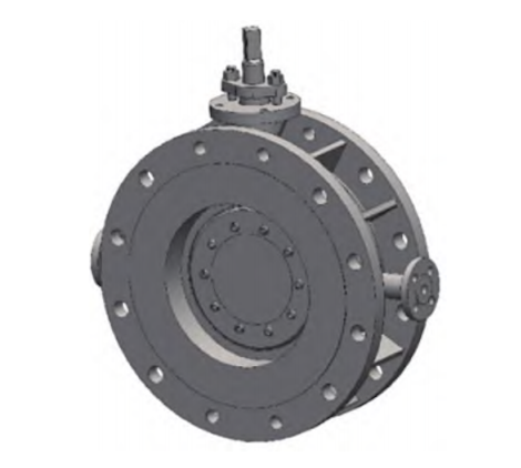 Triple-Eccentric Insulated Jacketed Butterfly Valve Body Structure