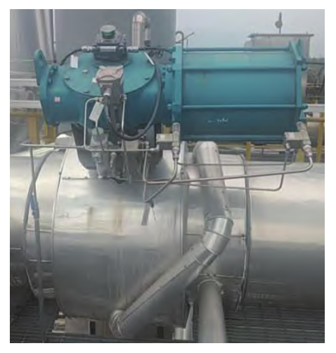 Triple-Eccentric Insulated Jacketed Butterfly Valve