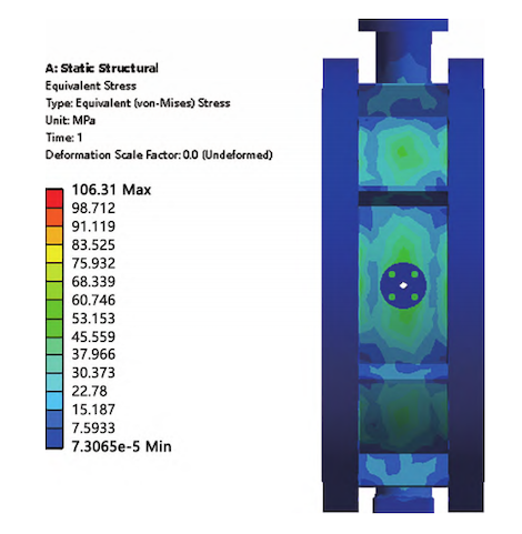 Valve Body Stress Strength Analysis